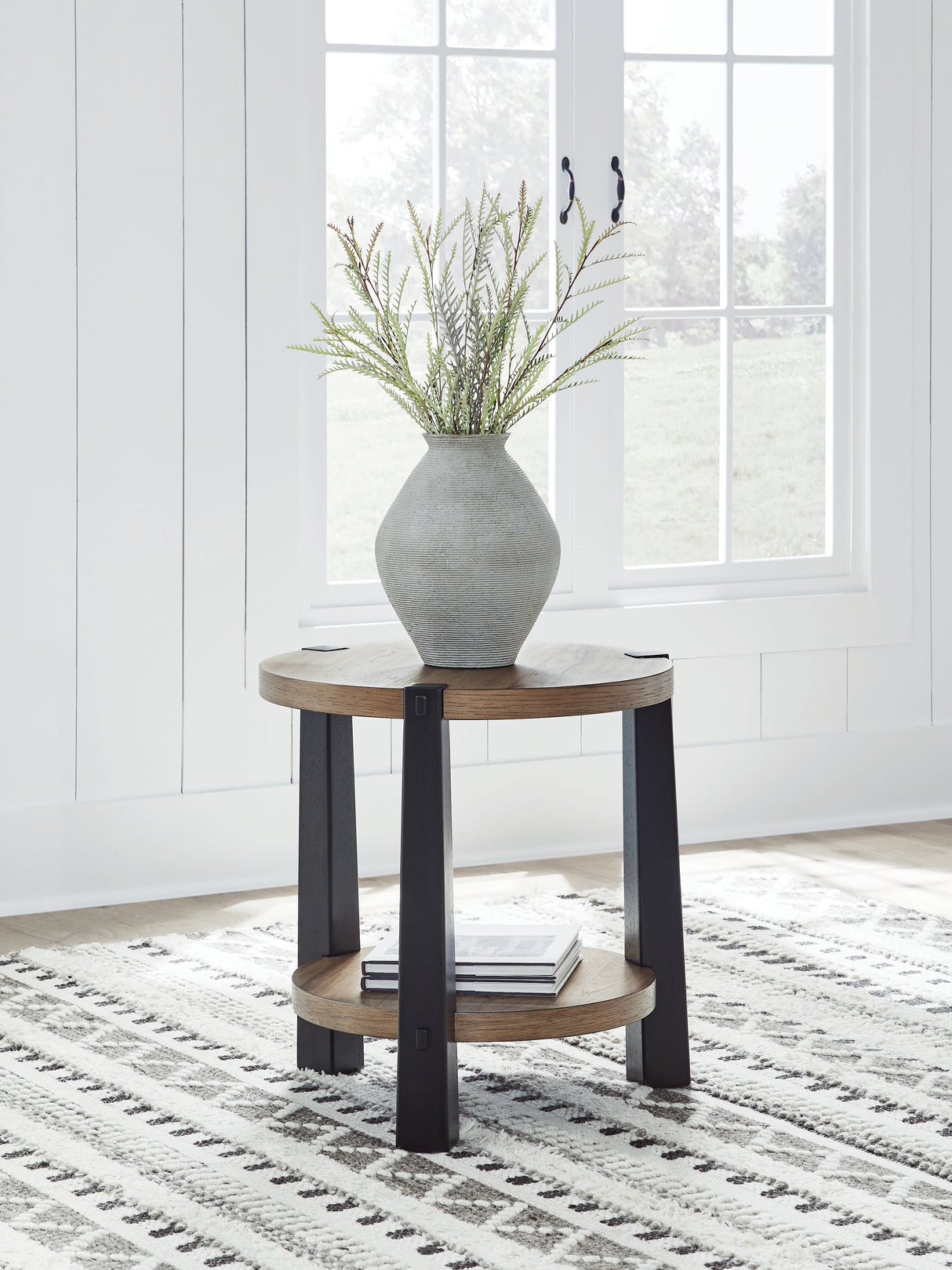 Furniture City Biloxi - Ashley Furniture - Ridgester End Table - Round End Table - T518-6