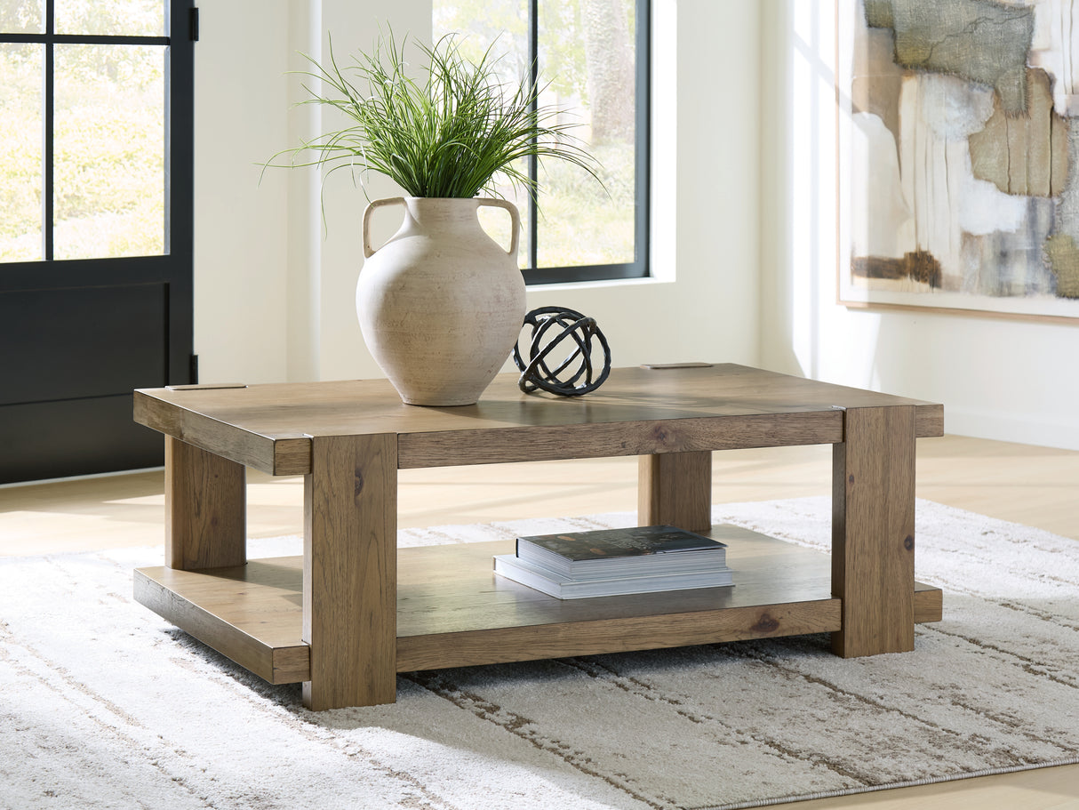 Furniture City Biloxi - Ashley Furniture - Flangren Coffee Table - Rectangular Cocktail Table - T553-1