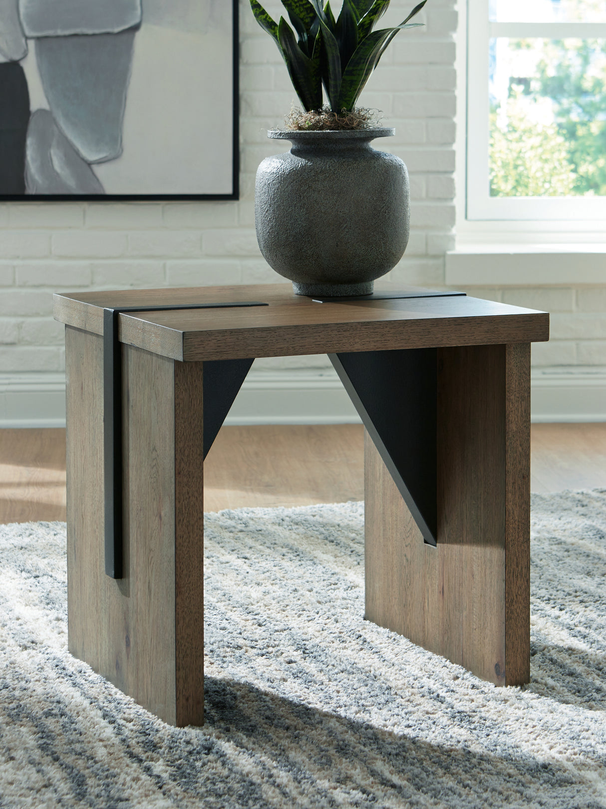 Furniture City Biloxi - Ashley Furniture - Kandinew End Table - Square End Table - T554-2