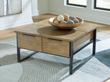 Furniture City Biloxi - Ashley Furniture - Montia Lift-Top Coffee Table - Lift Top Cocktail Table - T602-00