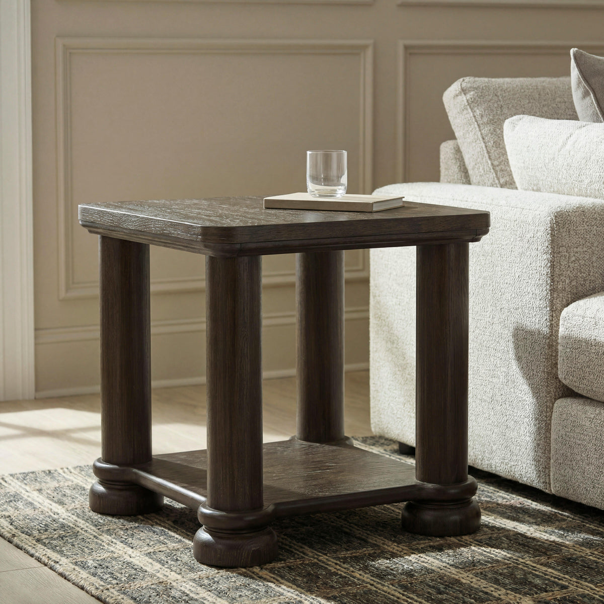 Furniture City Biloxi - Ashley Furniture - Bannette End Table - Square End Table - T605-2