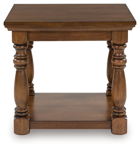 Furniture City Biloxi - Ashley Furniture - Sturlayne End Table - Rectangular End Table / Brown - T609-3