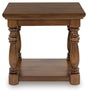 Furniture City Biloxi - Ashley Furniture - Sturlayne End Table - Rectangular End Table / Brown - T609-3