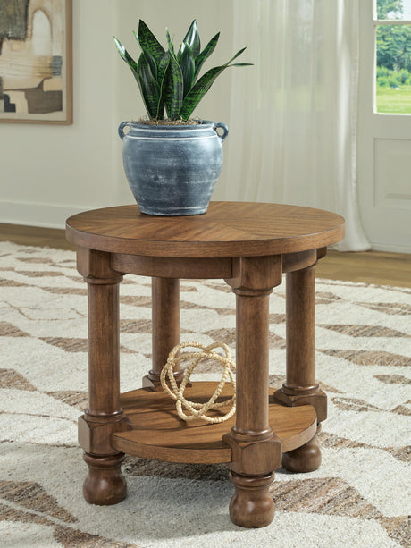 Furniture City Biloxi - Ashley Furniture - Chadworth End Table - Round End Table - T614-6