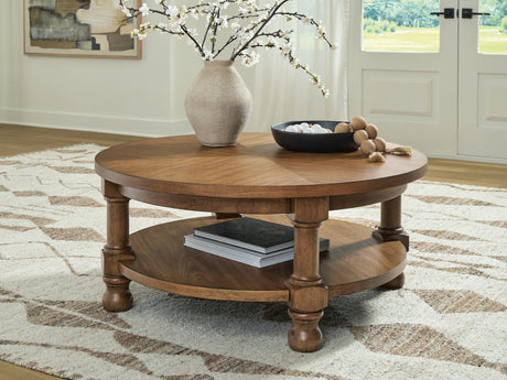 Furniture City Biloxi - Ashley Furniture - Chadworth Coffee Table - Round Cocktail Table - T614-8