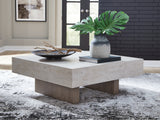 Furniture City Biloxi - Ashley Furniture - Jorlaina Coffee Table - Square Cocktail Table / Light Grayish Brown - T622-8