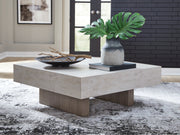 Furniture City Biloxi - Ashley Furniture - Jorlaina Coffee Table - Square Cocktail Table / Light Grayish Brown - T622-8