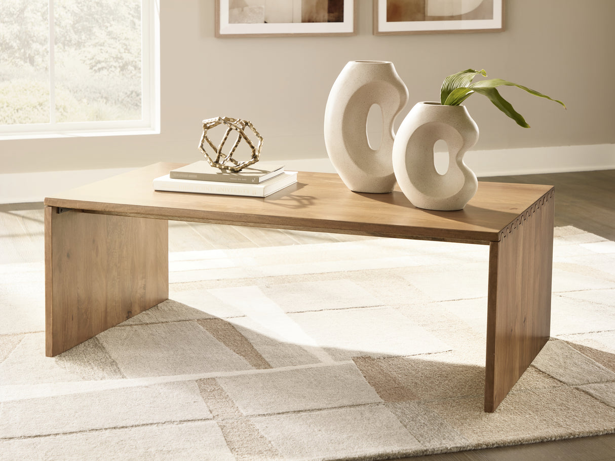 Furniture City Biloxi - Ashley Furniture - Ella Grove Coffee Table - Rectangular Cocktail Table - T639-1