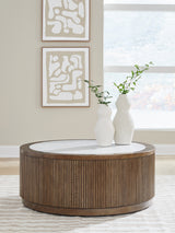 Furniture City Biloxi - Ashley Furniture - Hadonna Coffee Table - Round Cocktail Table - T658-8