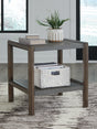 Furniture City Biloxi - Ashley Furniture - Kallenny End Table - Rectangular End Table / Brown/Gray - T669-3