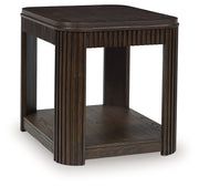 Furniture City Biloxi - Ashley Furniture - Carlibrie End Table - Rectangular End Table / Warm Brown - T700-3