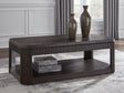Furniture City Biloxi - Ashley Furniture - Carlibrie Lift-Top Coffee Table - Lift Top Cocktail Table / Warm Brown - T700-9