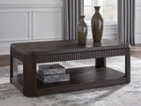 Furniture City Biloxi - Ashley Furniture - Carlibrie Lift-Top Coffee Table - Lift Top Cocktail Table / Warm Brown - T700-9