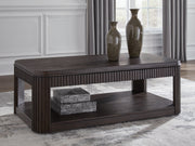 Furniture City Biloxi - Ashley Furniture - Carlibrie Lift-Top Coffee Table - Lift Top Cocktail Table / Warm Brown - T700-9