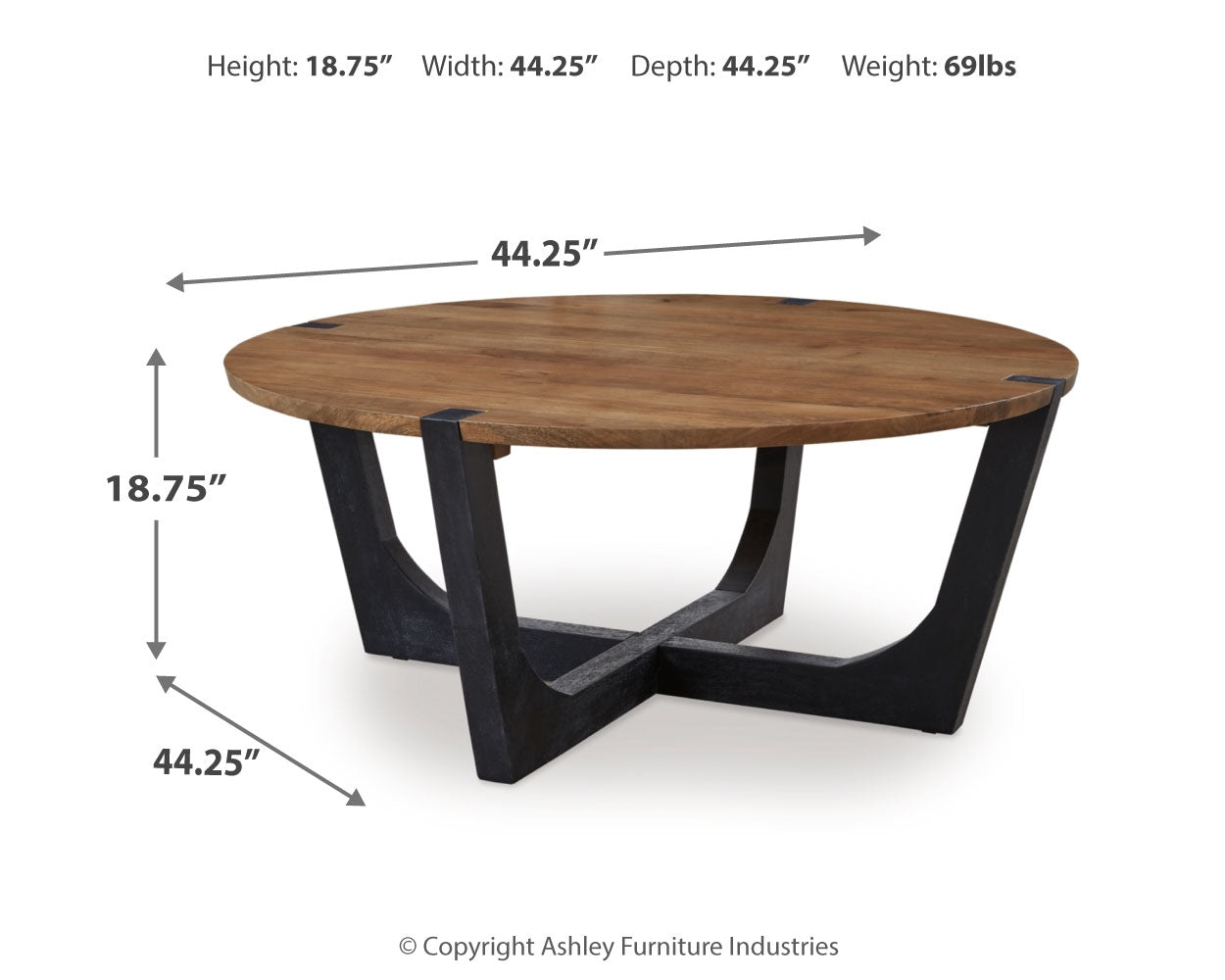 Ashley Furniture Hanneforth Coffee Table - Thumbnail 2