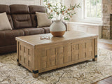 Furniture City Biloxi - Ashley Furniture - Ridgester Lift-Top Coffee Table - Lift Top Cocktail Table - T858-9