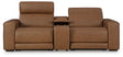 Furniture City Biloxi - Ashley Furniture - Magic Man Sectional - 2-Piece Power Reclining Sectional Loveseat / Caramel - PCU10700S1