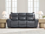 Furniture City Biloxi - Ashley Furniture - Next Move Living Room - PWR REC Sofa with ADJ Headrest / Admiral - PCU1210015