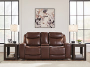 Furniture City Biloxi - Ashley Furniture - Next Move Living Room - PWR REC Loveseat/CON/ADJ HDRST / Mahogany - PCU1210218