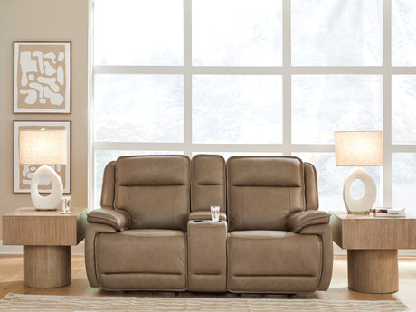 Furniture City Biloxi - Ashley Furniture - Glencroft Living Room - PWR REC Loveseat/CON/ADJ HDRST - PCU1240018