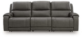 Furniture City Biloxi - Ashley Furniture - 5Z - Pittson Sectional - 3-Piece Power Sectional Reclining Sofa / Anchor - PCU12600S3