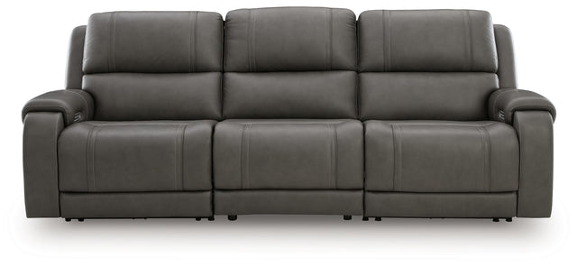 Furniture City Biloxi - Ashley Furniture - 5Z - Pittson Sectional - 3-Piece Power Sectional Reclining Sofa / Anchor - PCU12600S3