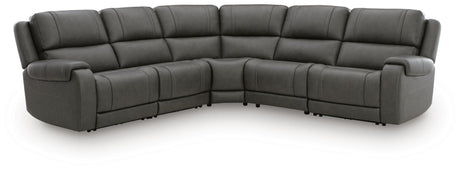 Furniture City Biloxi - Ashley Furniture - 5Z - Pittson Sectional - 5-Piece Power Reclining Sectional - PCU12600S6