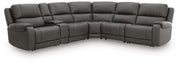 Furniture City Biloxi - Ashley Furniture - 5Z - Pittson Sectional - 6-Piece Power Reclining Sectional - PCU12600S8