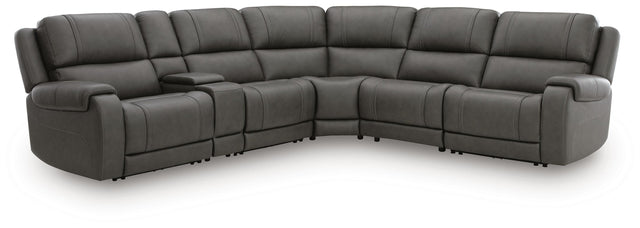 Furniture City Biloxi - Ashley Furniture - 5Z - Pittson Sectional - 6-Piece Power Reclining Sectional - PCU12600S12