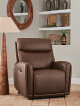 Furniture City Biloxi - Ashley Furniture - Pincara Living Room - PWR AutoGlide REC/ADJ Headrest / Umber - PCU1380242