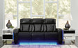 Furniture City Biloxi - Ashley Furniture - Boyington Living Room - PWR Recliner/ADJ Headrest / Black - U2710613