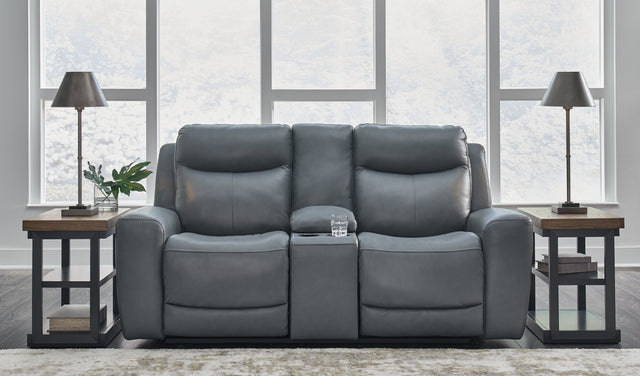 Furniture City Biloxi - Ashley Furniture - Mindanao Living Room - PWR REC Loveseat/CON/ADJ HDRST / Coconut - U5950518