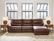 Furniture City Biloxi - Ashley Furniture - DeepWakes Sectional - 3-Piece Reclining Sofa Chaise / Canyon - PCU62607S22
