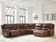 Furniture City Biloxi - Ashley Furniture - DeepWakes Sectional - 6-Piece Power Reclining Sectional with Chaise / Canyon - PCU62607S6