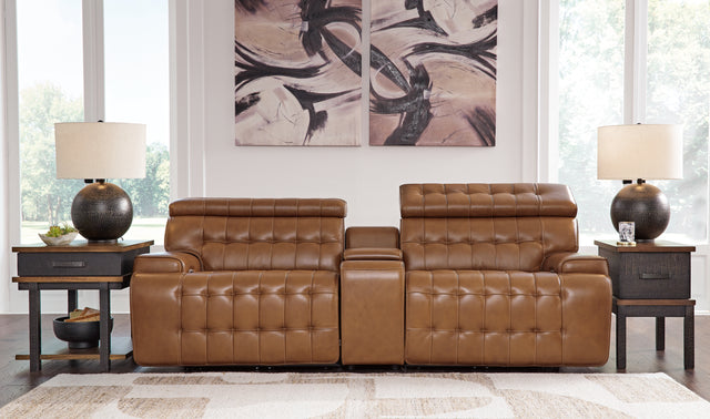Furniture City Biloxi - Ashley Furniture - Temmpton Sectional - 6-Piece Power Reclining Sectional / Chocolate - U92708S5