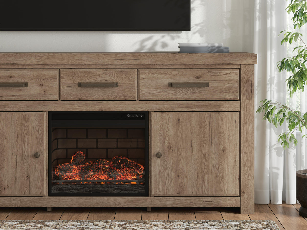 Garistyn 73" TV Stand with Electric Fireplace