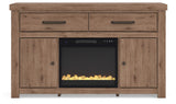 Garistyn 62" TV Stand with Electric Fireplace