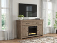 Furniture City Biloxi - Ashley Furniture - Garistyn 62" TV Stand with Electric Fireplace - 62" TV Stand with Electric Fireplace - W2844W5