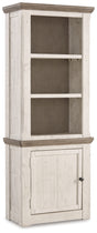 Furniture City Biloxi - Ashley Furniture - Havalance Left Pier Cabinet - Left Pier Cabinet / Two-tone - W814-33