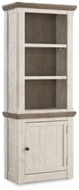 Furniture City Biloxi - Ashley Furniture - Havalance Right Pier Cabinet - Right Pier Cabinet / Two-tone - W814-34