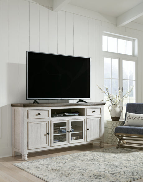 Furniture City Biloxi - Ashley Furniture - Havalance TV Stand - TV Stand / Two-tone - W814-68