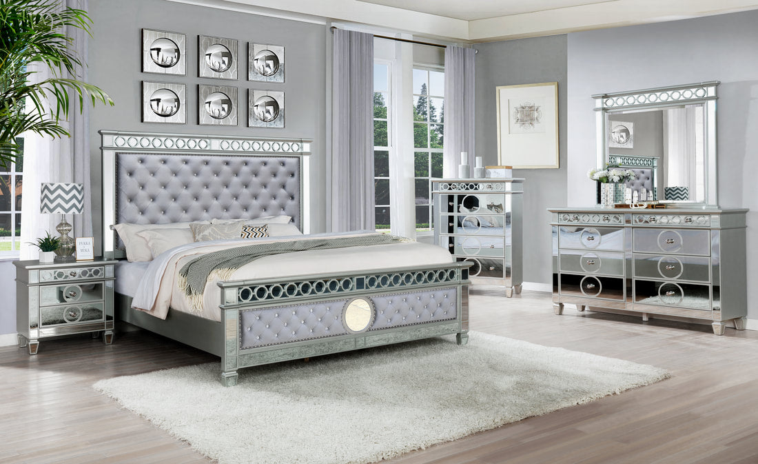 B5020 - 4pc or 5pc Bedroom Set - Queen, King 2