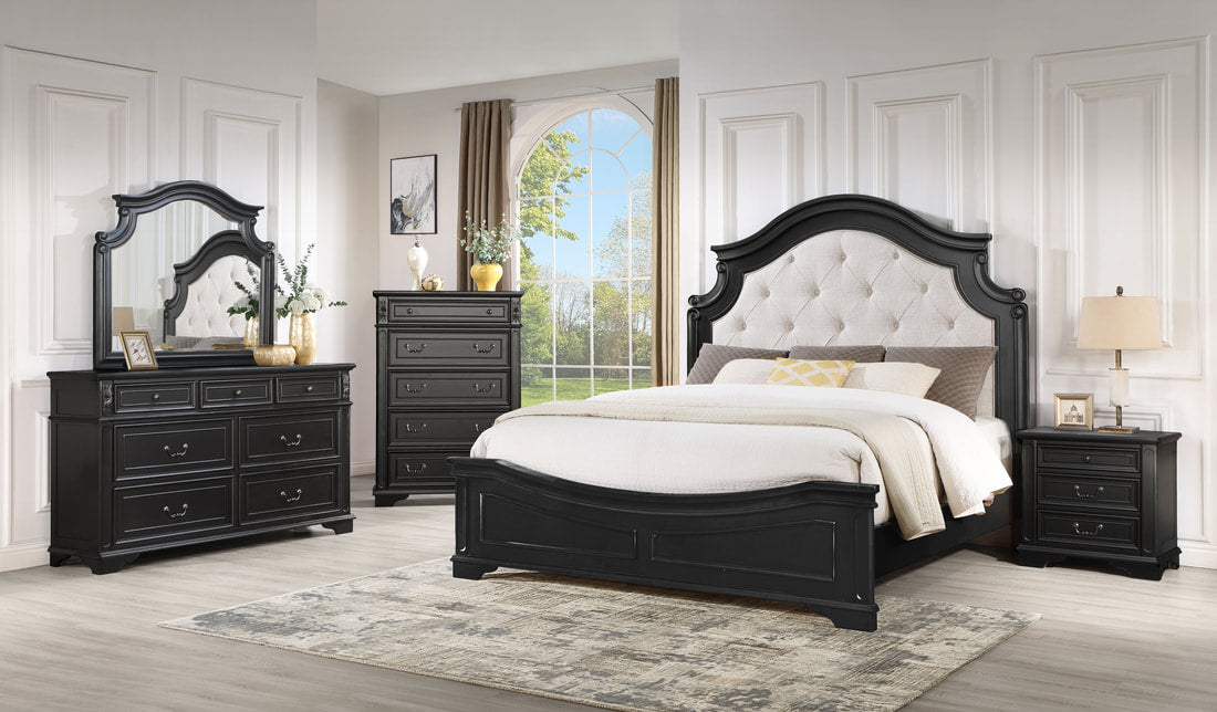 B6020 - 4pc or 5PC Bedroom Set - Queen, King 2