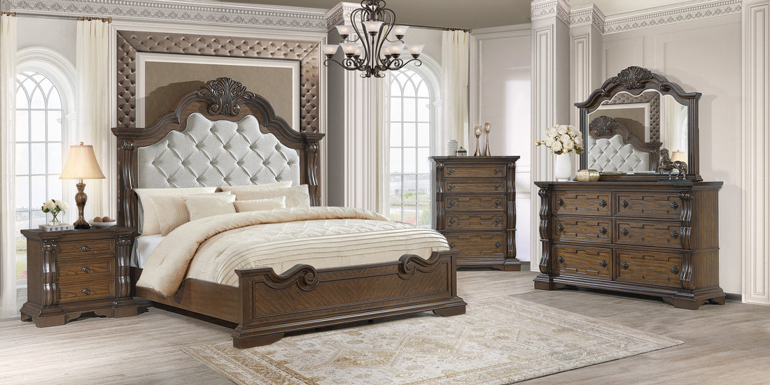 B9000 - 4pc or 5pc Bedroom Set - Queen, King 2