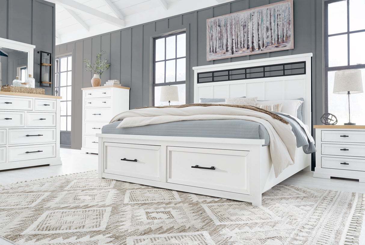 B844 5PC Bedroom Set - Queen, King 5